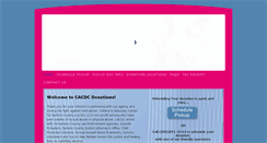 Desktop Screenshot of caddonations.org